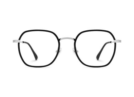 Eydology Morgan Black/Silver Glasses 2