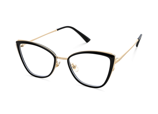 Eydology Musa Black/Gold Glasses 3