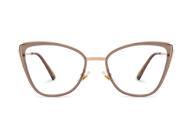 Eydology Musa Light Dust Pink/Rose Gold Glasses 2