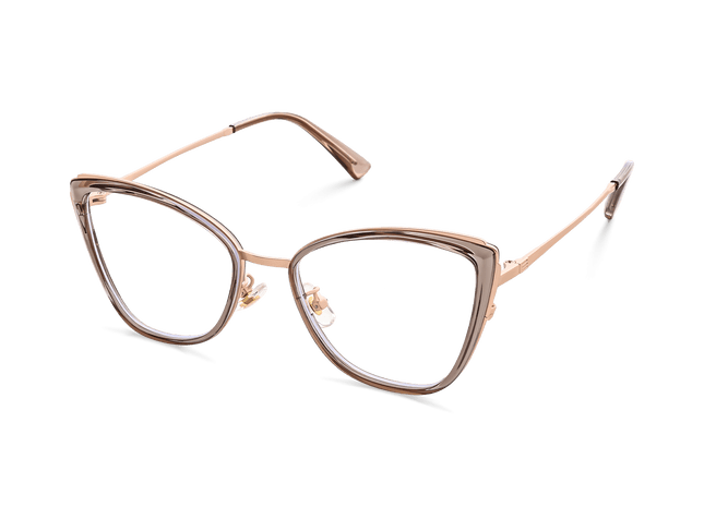 Eydology Musa Light Dust Pink/Rose Gold Glasses 3