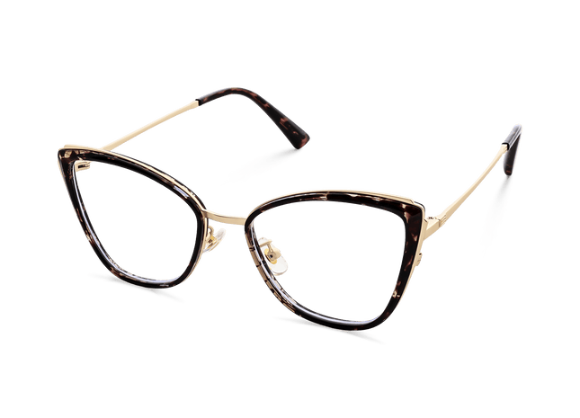 Eydology Musa Pink Tortoise/Light Gold Glasses 3