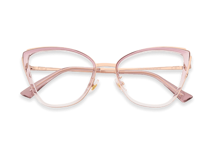 Eydology Musa Transparent Purple Pink Gradient Glasses 1