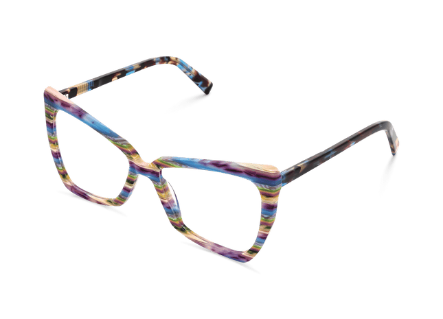 Eydology Mylah Blue Glasses 2