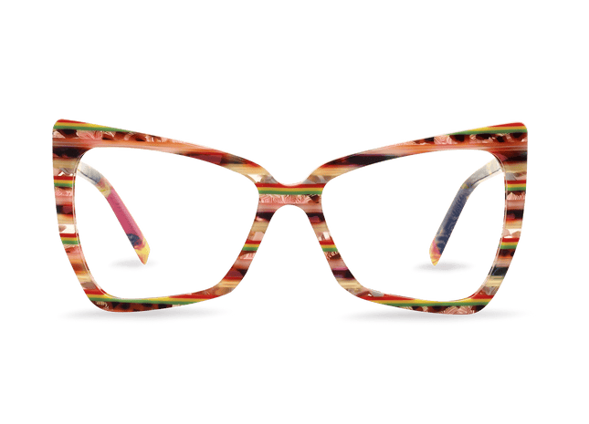 Eydology Mylah Orange Eyewear 1