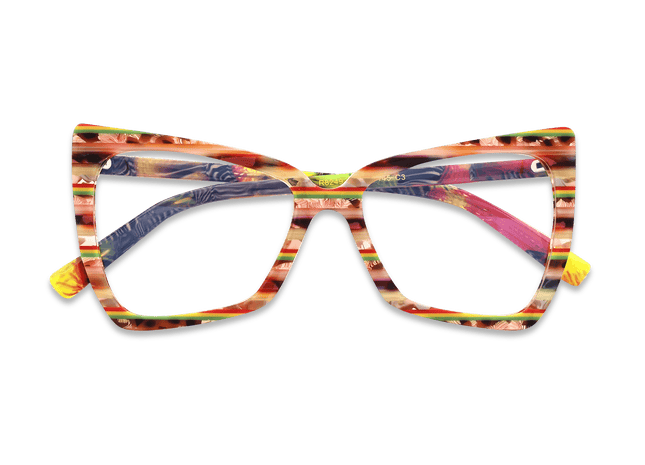 Eydology Mylah Orange Eyewear 3