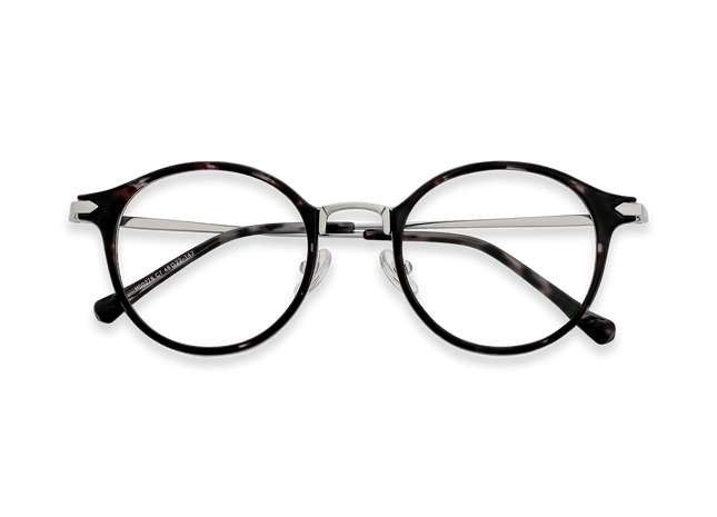 Eydology Myles Black Demi/Silver Glasses 1