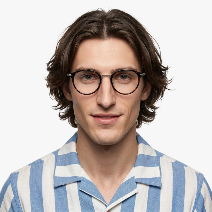 Eydology Myles Black Demi/Silver Glasses 4