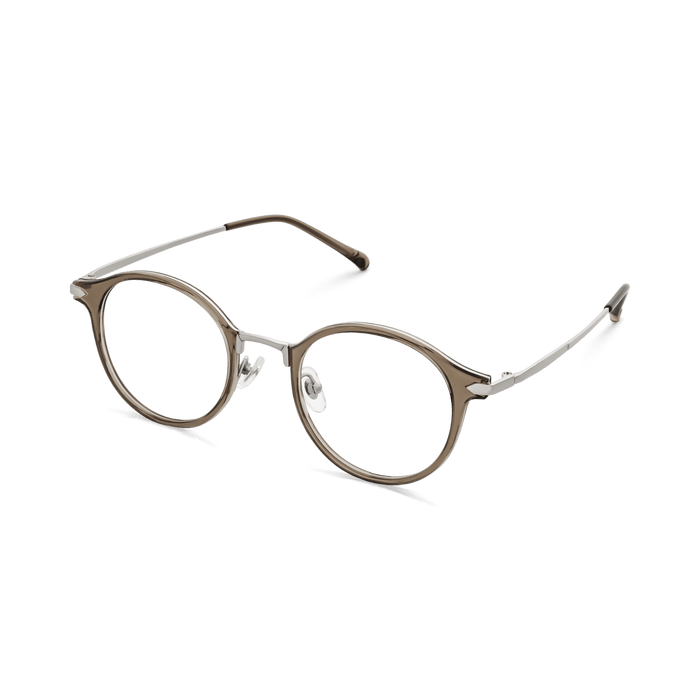 Eydology Myles Crystal Brown/Silver Glasses 5