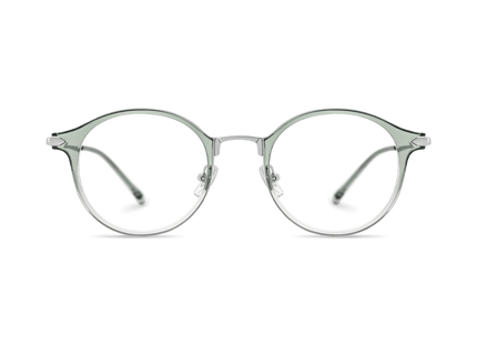 Eydology Myles Crystal Green Grey/Chrome Glasses 2