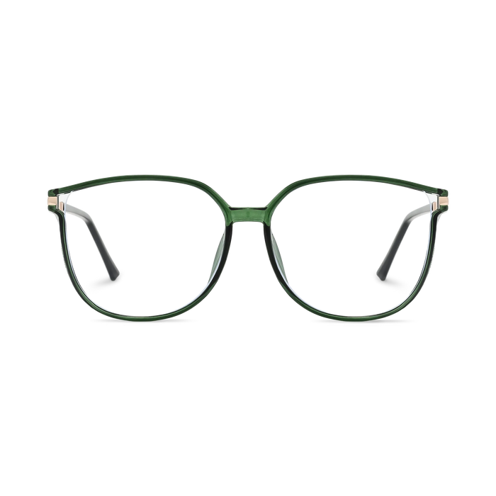 Eydology Naomi Crystal Green Women's Cat Eye Glasses 2