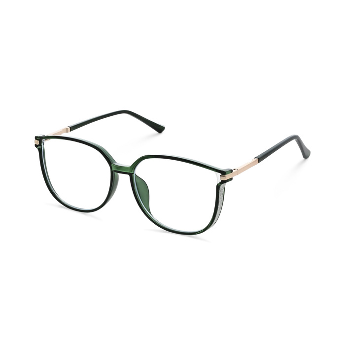 Eydology Naomi Crystal Green Women's Cat Eye Glasses 3