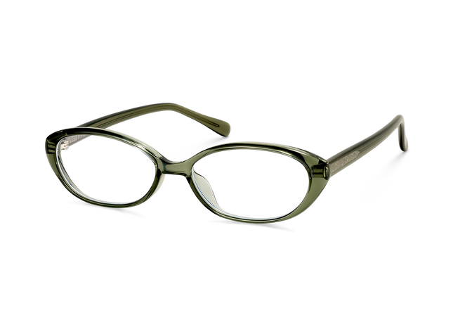 Eydology Nina Clear Green Round Glasses 3