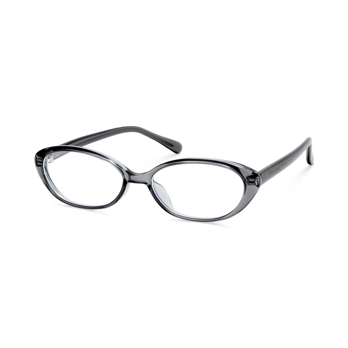 Eydology Nina Clear Grey Round Glasses 3