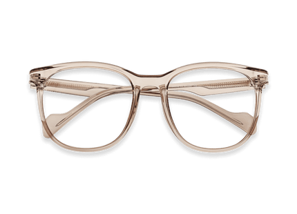 Eydology Noemi Clear Brown Glasses 1