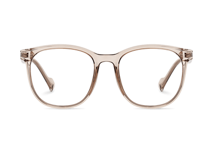 Eydology Noemi Clear Brown Glasses 2