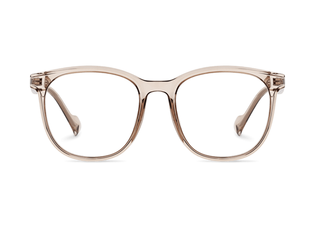 Eydology Noemi Clear Brown Glasses 2