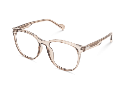 Eydology Noemi Clear Brown Glasses 3