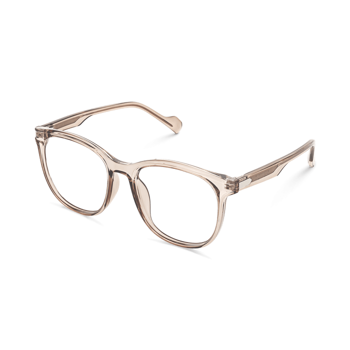 Eydology Noemi Clear Brown Glasses 3