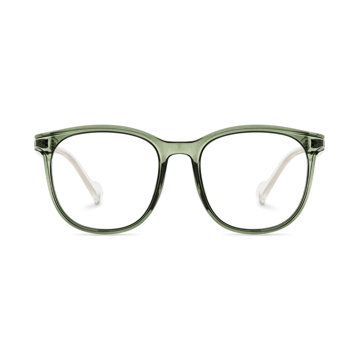 Eydology Noemi Clear Light Green/Clear White Glasses 2