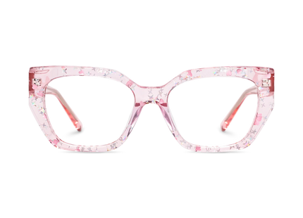 Eydology Nora Crystal Pink Eyeglasses1