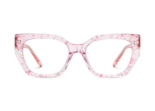 Eydology Nora Crystal Pink Eyeglasses1