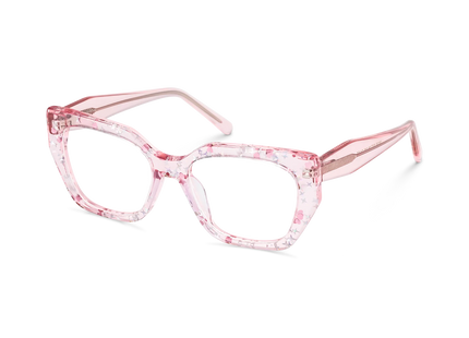 Eydology Nora Crystal Pink Eyeglasses2