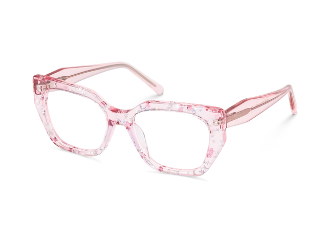 Eydology Nora Crystal Pink Eyeglasses2