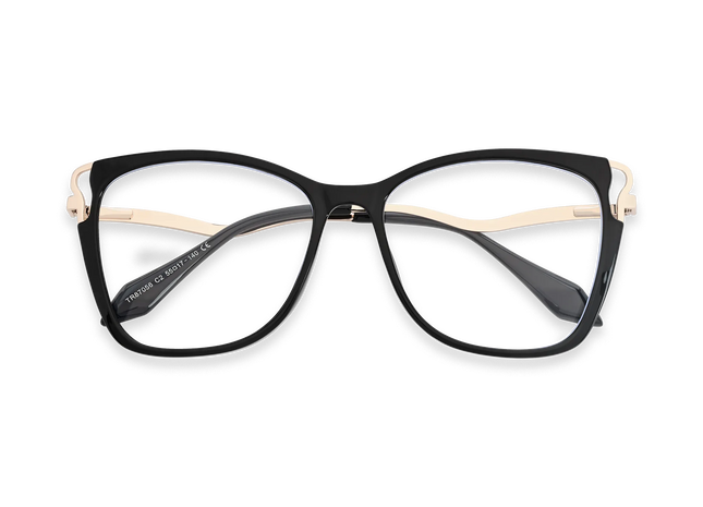 Eydology Norah Black Glasses 1