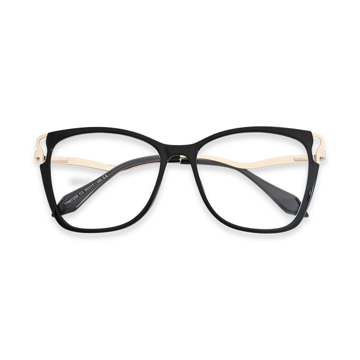 Eydology Norah Black Glasses 1
