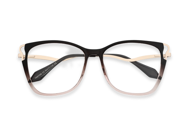 Eydology Norah Brown Gradient Glasses 1