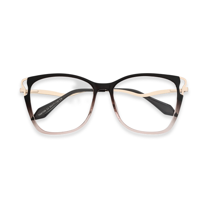 Eydology Norah Brown Gradient Glasses 1