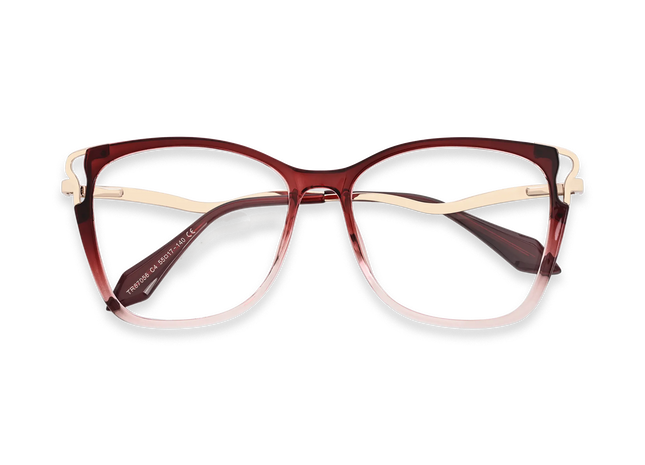 Eydology Norah Red Gradient Glasses 1