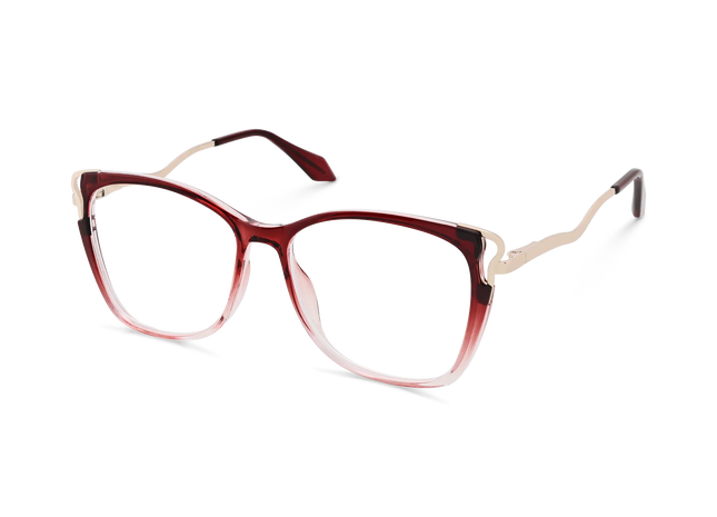 Eydology Norah Red Gradient Glasses 3
