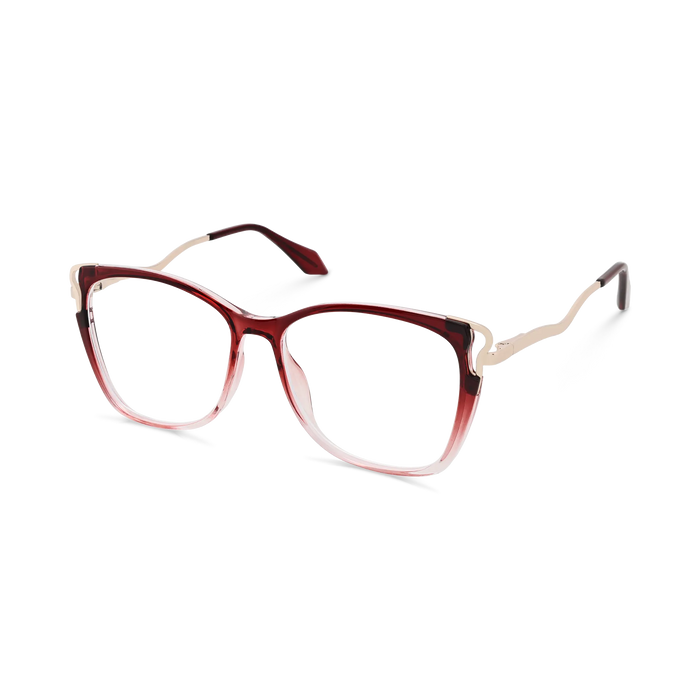 Eydology Norah Red Gradient Glasses 3