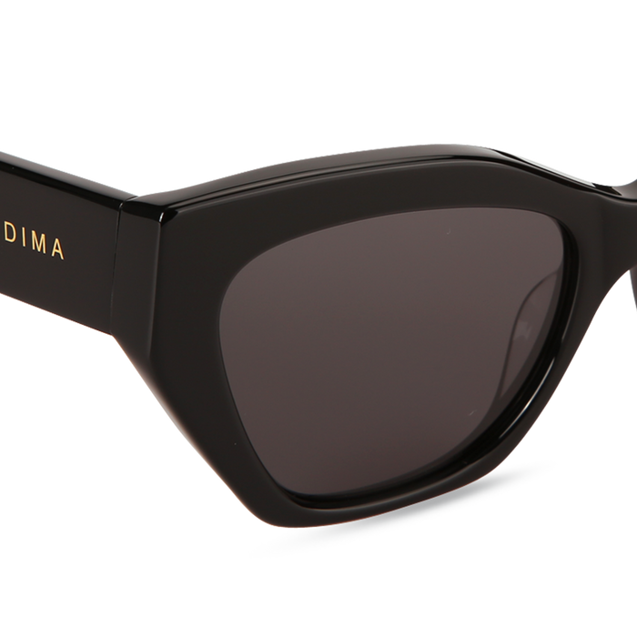 Eydology Olivia Black Frame Grey Lens Sunglasses 4
