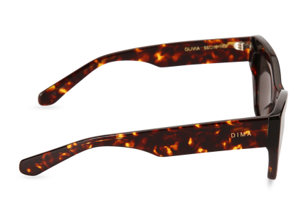 Eydology Olivia Dark Tortoise Frame Grey Lens Sunglasses 3