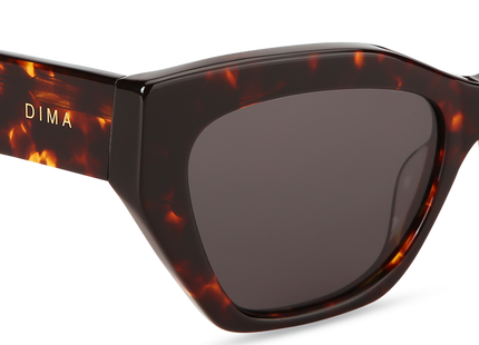 Eydology Olivia Dark Tortoise Frame Grey Lens Sunglasses 4