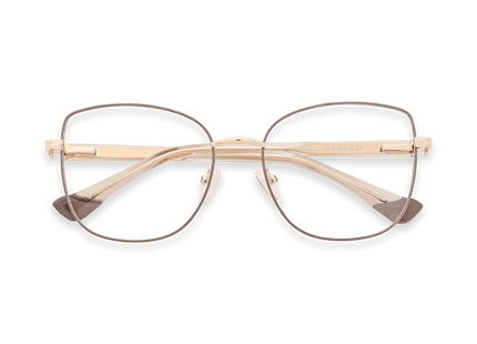 Eydology Paola Gold/Taupe Glasses 1
