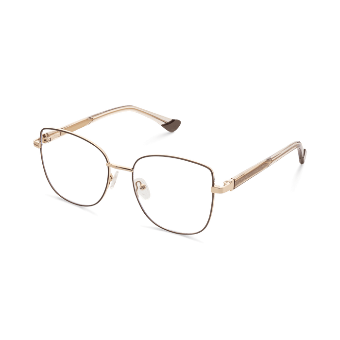 Eydology Paola Gold/Taupe Glasses 3