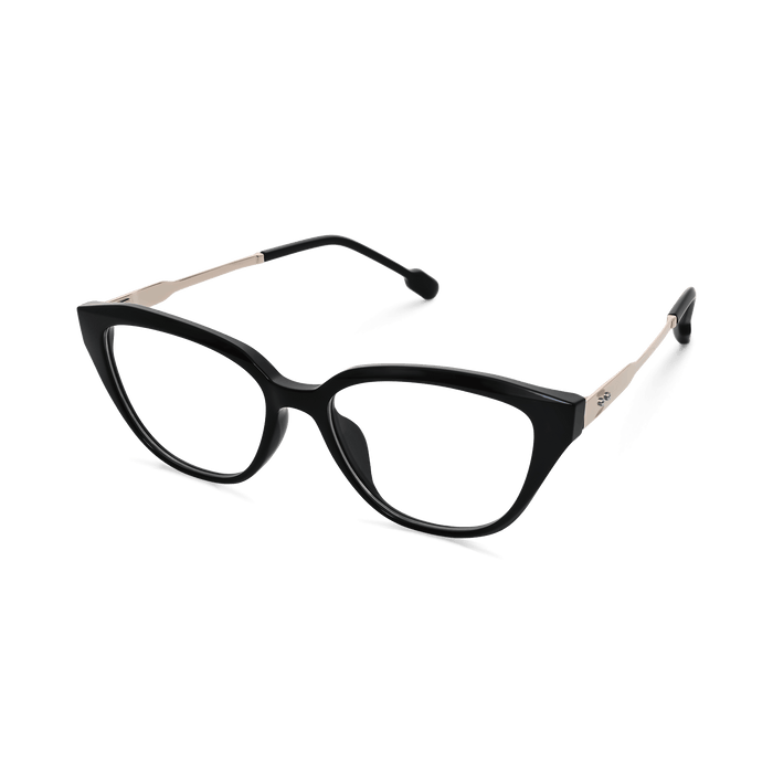 Eydology Peyton Black/Light Gold Glasses 3