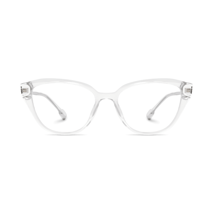 Eydology Peyton Clear/Chrome Glasses 2