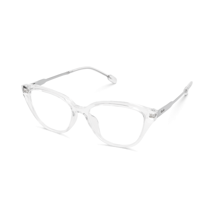 Eydology Peyton Clear/Chrome Glasses 3