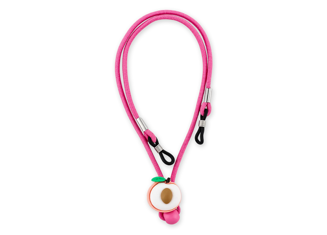 Eydology Pink Peach Pattern Eyeglasses Chains 2
