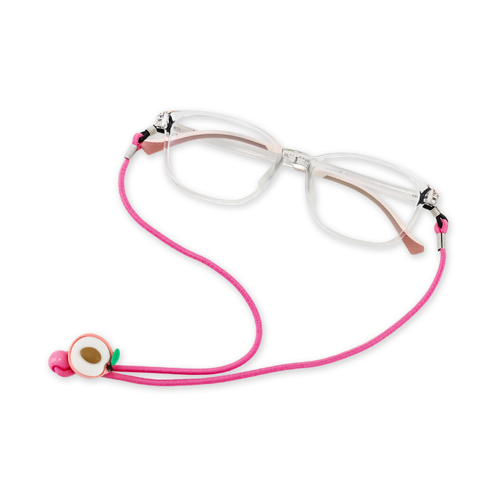 Eydology Pink Peach Pattern Eyeglasses Chains 4