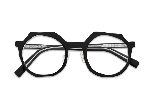 Eydology Porter Black Glasses 3