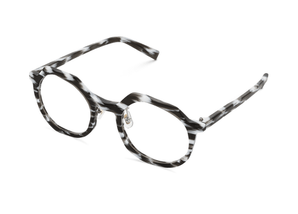 Eydology Porter White Stripes Glasses 2