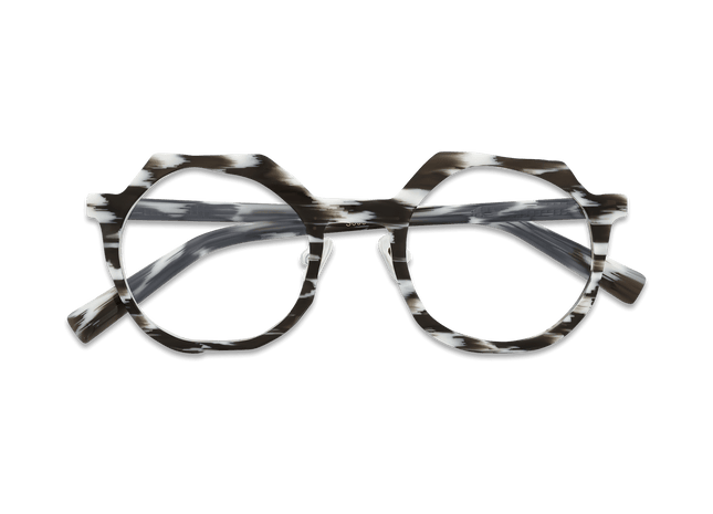 Eydology Porter White Stripes Glasses 3