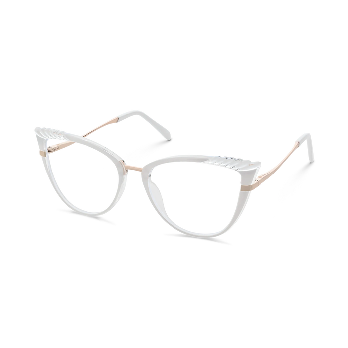 Eydology Presley Clear Cat Eye Glasses 3