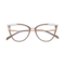 Eydology Presley Gold/Dusty Pink Cat Eye Glasses 1