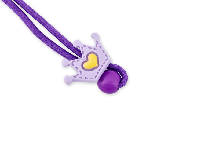 Eydology Purple tiara pattern Eyeglasses Chains 1